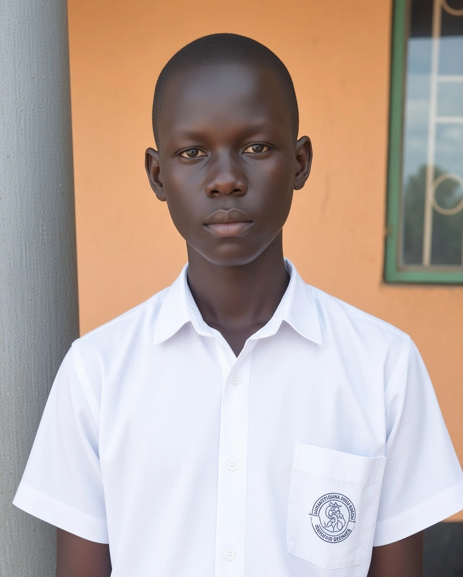 Mungudit Elvis, Head Boy of Biggi Junior School