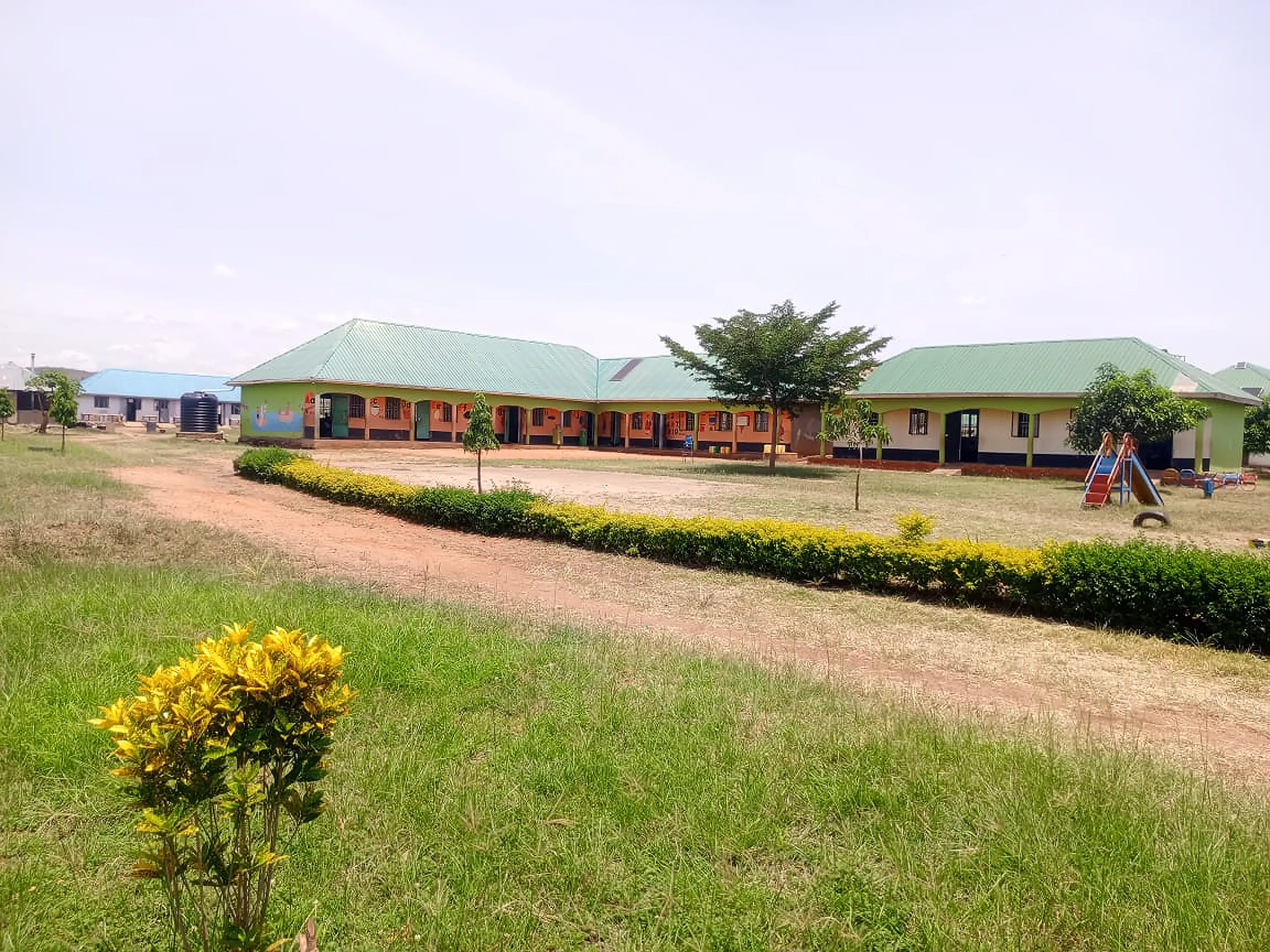 The classroom block at Biggi Junior School