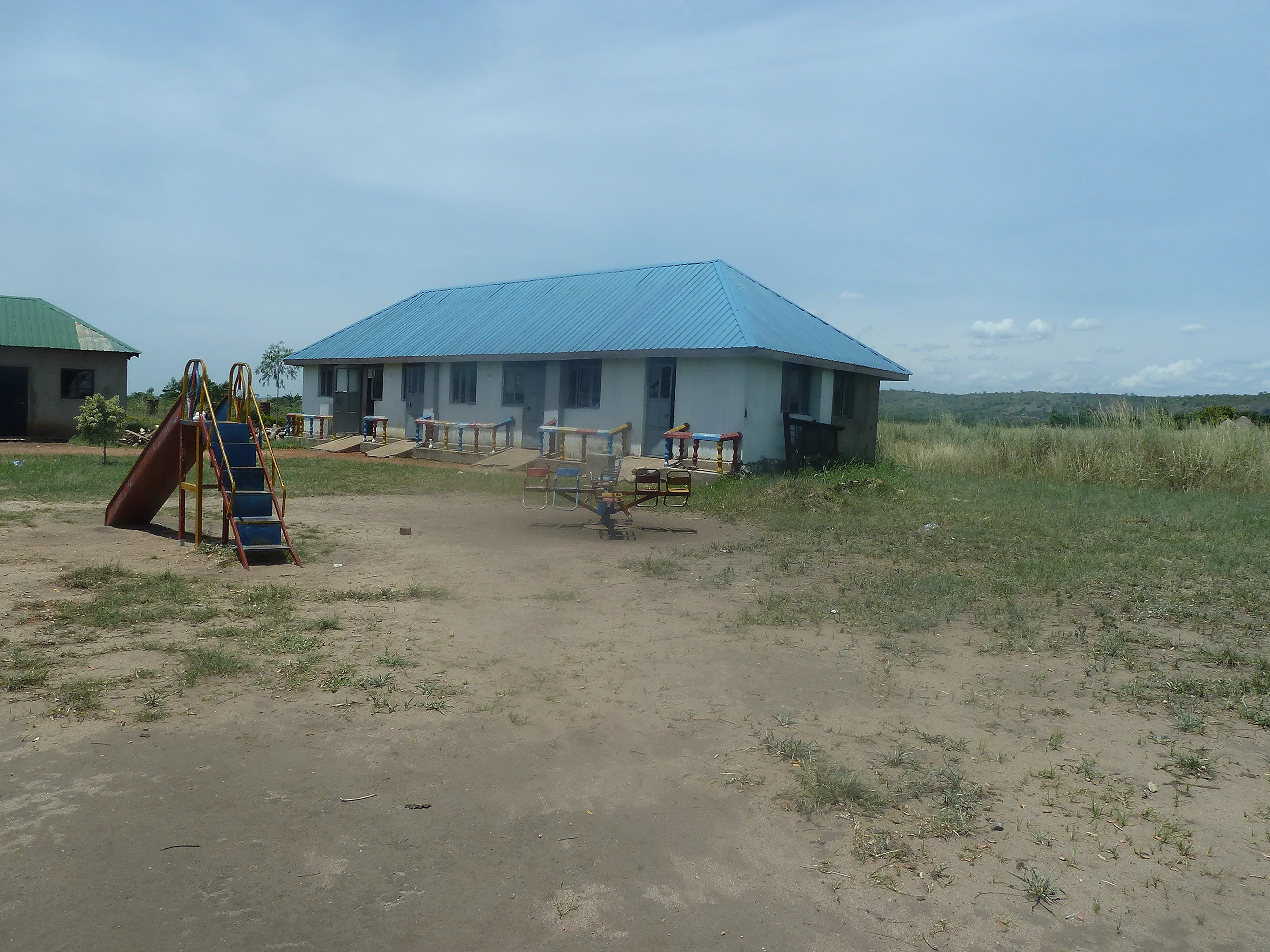 The classroom block at Biggi Junior School