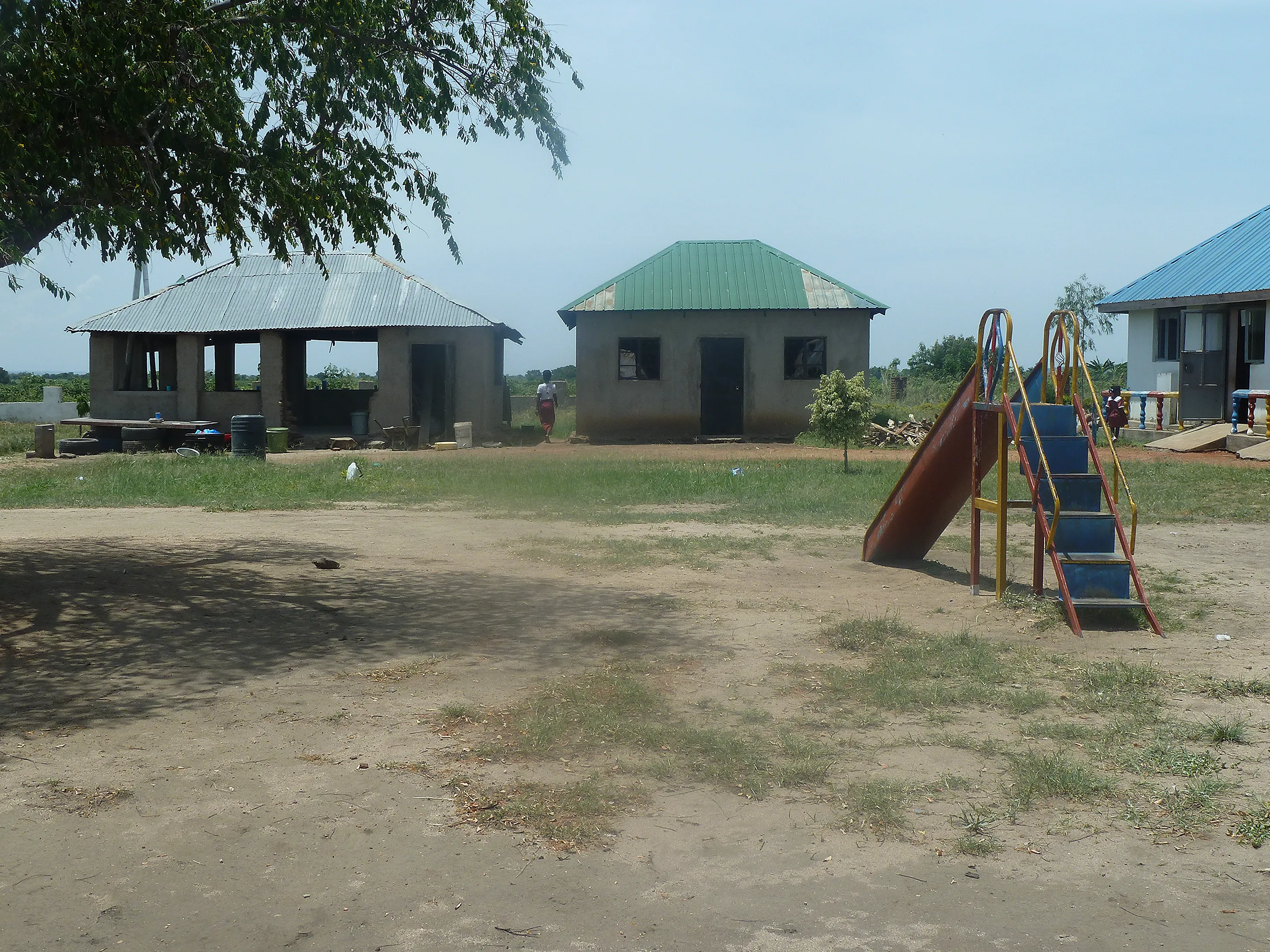The classroom block at Biggi Junior School